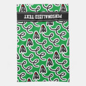 Personalisiertes Badminton | Thema Sport Handtuch (Vertikal)