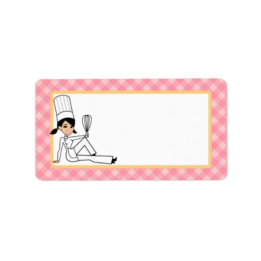 Personalisiertes Baker-Custom-Label in mittlerem F Adressaufkleber (Vorne)