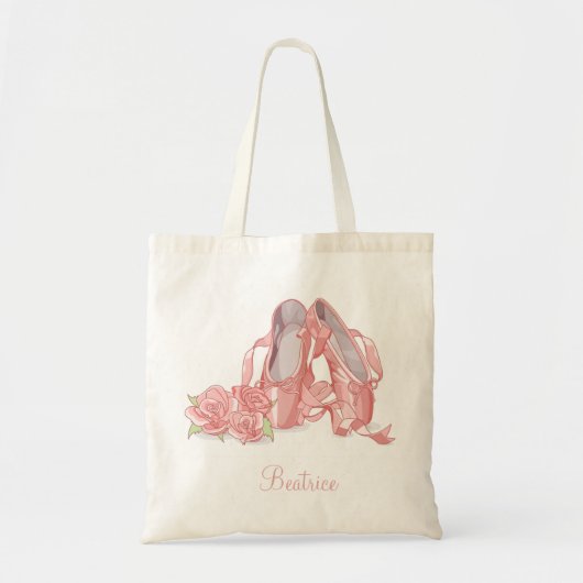 Personalisiertes Ballerina-Ballett tragen Tasche (Vorne)