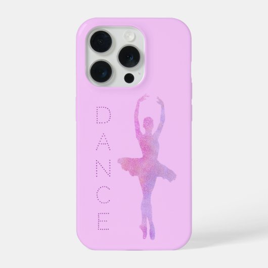 Personalisiertes Ballerina-iPhone-Case iPhone Hülle (Rückseite)