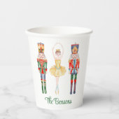 Personalisiertes Ballet für Aquarellnährungsmittel Pappbecher (Vorderseite)