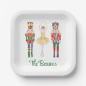 Personalisiertes Ballet für Aquarellnährungsmittel Pappteller (Vorderseite)