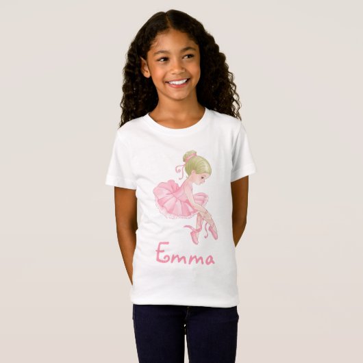 Personalisiertes Ballet T-Shirt (Vorne ganz)