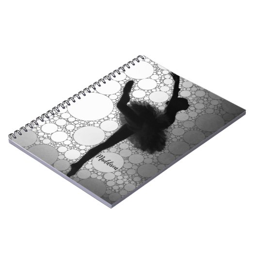 Personalisiertes Ballett Ballerina Notizblock (Linke Seite)