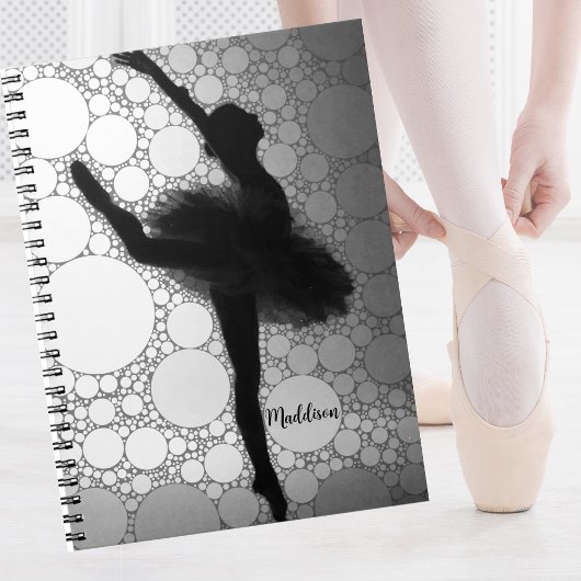 Personalisiertes Ballett Ballerina Notizblock