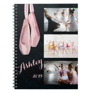 Personalisiertes Ballett-Foto-Notizbuch Notizblock