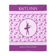 Personalisiertes Ballett-Tänzer-lila Herz mit