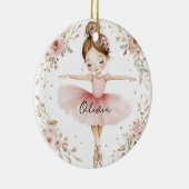 Personalisiertes Ballettmädchen Keramik Ornament (Rechts)