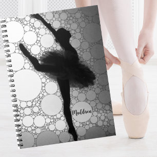 Personalisiertes Balletttanz Ballerina Notizblock