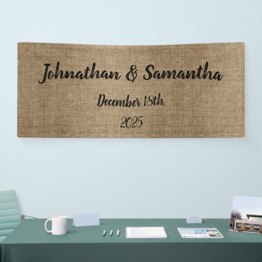 Personalisiertes Bannerrustikal Banner (Messe)
