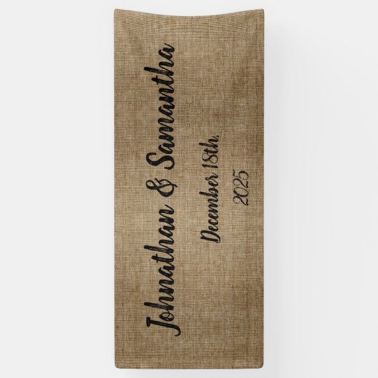 Personalisiertes Bannerrustikal Banner (Vertikal)