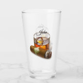 Personalisiertes Bar Glas (Rückseite)