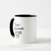 Personalisiertes Bare-Minimum-Energie-Mix-Geschenk Tasse (Vorderseite Links)