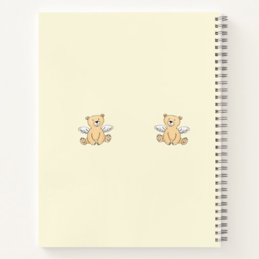 Personalisiertes Bärenwertpapier - Zurück in die S Notizblock (Rückseite)