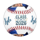 Personalisiertes Baseball-Abschlussandenken Baseball (Rückseite)