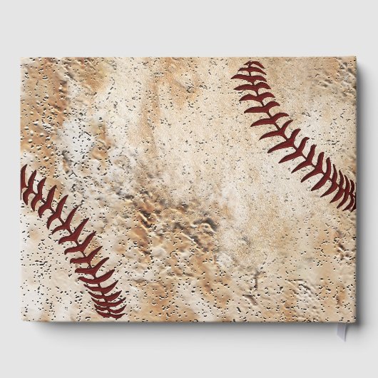 Personalisiertes Baseball Gästebuch (Rückseite)