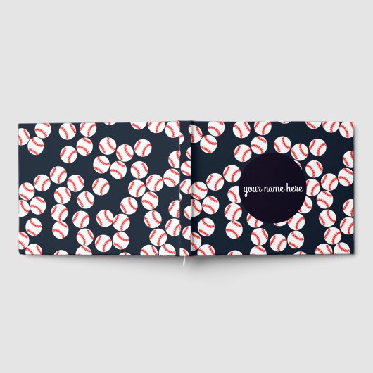 Personalisiertes Baseball-Gästebuch Gästebuch (Voll)