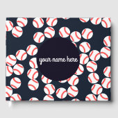 Personalisiertes Baseball-Gästebuch Gästebuch (Vorderseite)