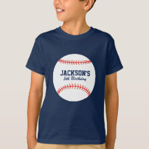 Personalisiertes Baseball-GeburtstagsShirt