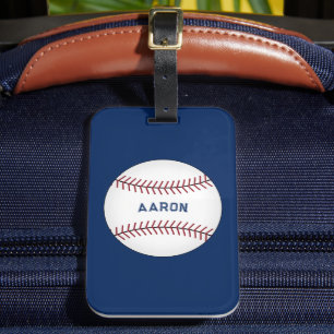 Personalisiertes Baseball-Gepäckanhänger-Geschenk Gepäckanhänger