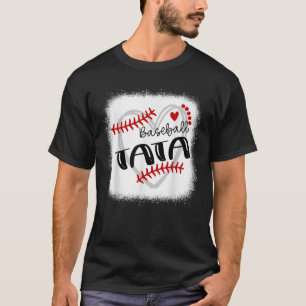 Personalisiertes Baseball-Herz-T-Shirt Niedlich Ta T-Shirt