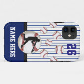 Personalisiertes Baseball-iPhone: Neueste Fälle fü Case-Mate iPhone Hülle (Rückseite (Horizontal))