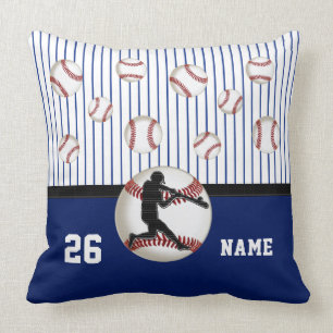 Personalisiertes Baseball-Kissen mit Ihrer Namensn Kissen