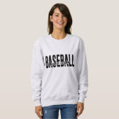 Personalisiertes Baseball Mama Custom Sweatshirt (Vorne ganz)