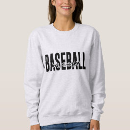 Personalisiertes Baseball Mama Custom Sweatshirt