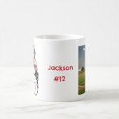 Personalisiertes Baseball-Mama-Geschenk Kaffeetasse (Mittel)