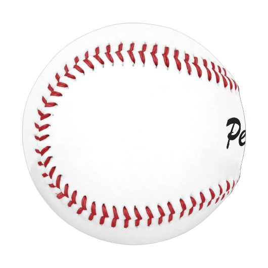 Personalisiertes Baseball mit individuelle Name od (Vorderseite Links)