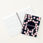 Personalisiertes Baseball-Notebook Notizblock (Innenseite)