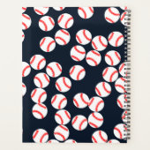 Personalisiertes Baseball-Planer-Notebook Planer (Rückseite)