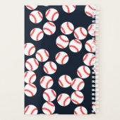 Personalisiertes Baseball-Planer-Notebook Planer (Rückseite)