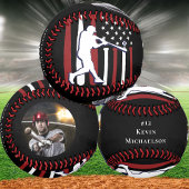 Personalisiertes Baseball-Player-Foto Baseball