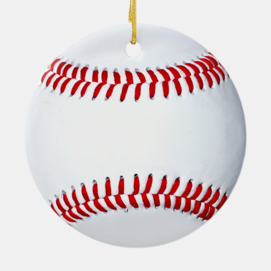 Personalisiertes Baseball-Player-Geschenk Keramik Ornament (Hinten)