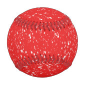 Personalisiertes Baseball, rot und weiß Baseball (Rückseite)