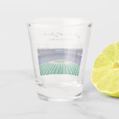 Personalisiertes Baseball-Schießglas Schnapsglas (Rückseite)