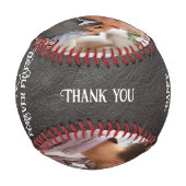 Personalisiertes Baseball-Vater-Geschenk Baseball (Rückseite)