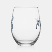 Personalisiertes Baseball zu beobachten ist Glück  Weinglas Ohne Stiel (Links)