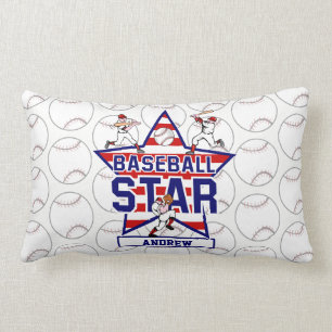 Personalisiertes Baseballsternenbanner - Lendenkissen