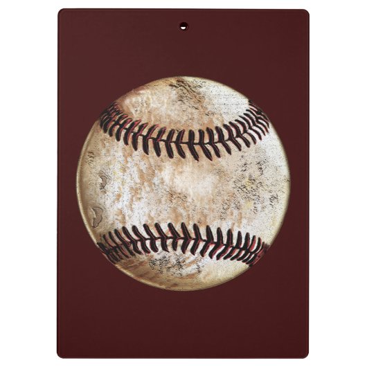 Personalisiertes Baseballtrainer-Klemmbrett-cooles Klemmbrett (Rückseite)