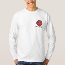 Personalisiertes Basketball-Ball besticktes Shirt