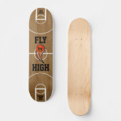 Personalisiertes Basketball "Fly High" Skateboard (Vorderseite)