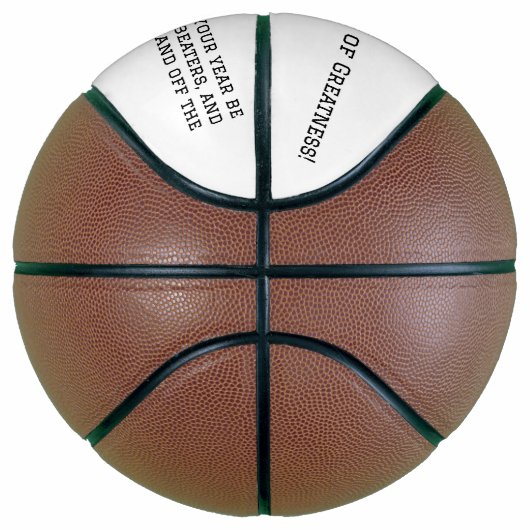 Personalisiertes Basketball Geburtstagsgeschenk (Rechts)