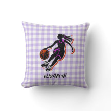 Personalisiertes Basketball-Girl-Kissen