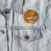Personalisiertes Basketball-Hoop-Design Button (Beispiel)