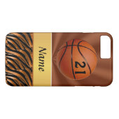 Personalisiertes Basketball iPhone 7 PLUSHüllen Case-Mate iPhone Hülle (Rückseite (Horizontal))