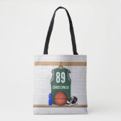 Personalisiertes Basketball Jersey Tasche Geschenk (Vorderseite)