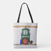 Personalisiertes Basketball Jersey Tasche Geschenk (Rückseite)